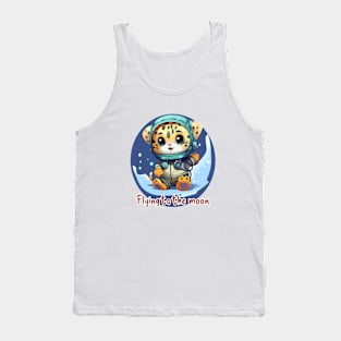 Flying to the moon Tank Top